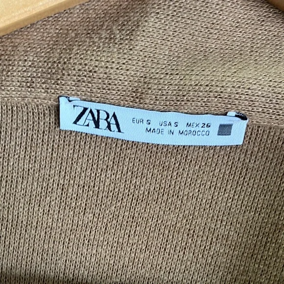 Zara Camel Long Sleeve Bodysuit - Picture 4 of 5